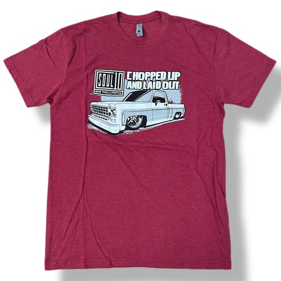 Custom Chopped GMC Chevy Ford Truck Car Guy T Shirt Soul10 Men's MEDIUM - Picture 1 of 6